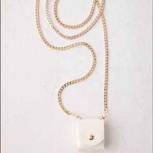 Pebbled Vegan Leather Crossbody Bag AirPods Case